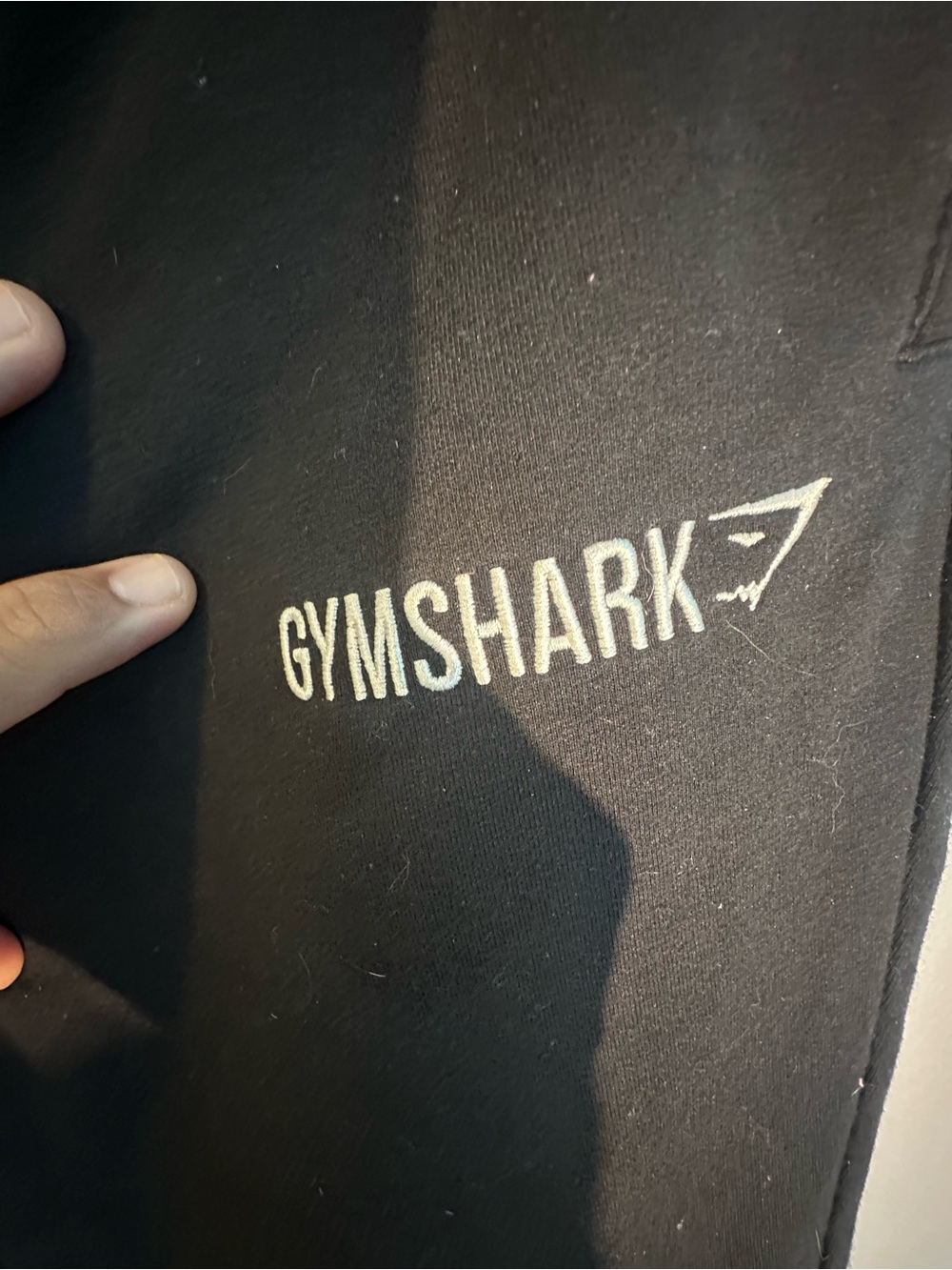 Gymshark Black Men’s Joggers with Logo - Picture 4 of 4